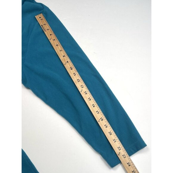 CATHERINES Womens Plus 2X 22/24W Teal Fleece L/S HOODIE Pullover Pocket EUC - Picture 5 of 6